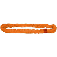 Sling: 3.5″ Wide, 46' Long, 80,000 lb Vertical, 64,000 lb Choker, 160,000 lb Basket, Dyneema & Nylon Orange