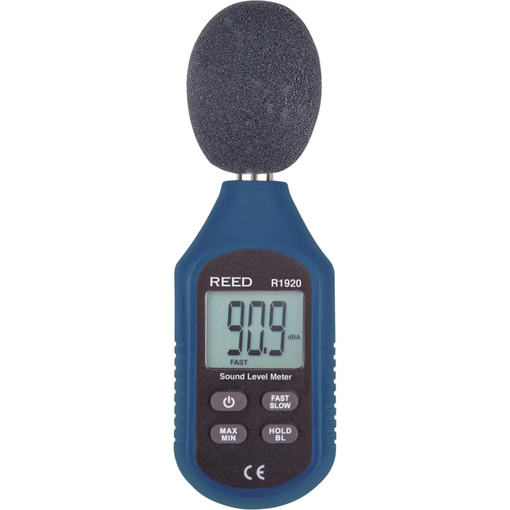 REED Instruments - Sound Meters; Type: Compact Sound Meter ; Frequency Weighting: A ; Sound Range (dB): 30 - Exact Industrial Supply