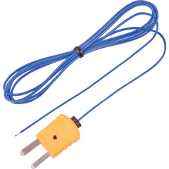 REED Instruments - Digital Thermometers & Probes; Type: Beaded Wire Probe ; Maximum Temperature (C): 250.00 ; Maximum Temperature (F): 482.000 ; Minimum Temperature (C): -40.00 ; Minimum Temperature (F): -40.000 ; Probe Type: K - Exact Industrial Supply