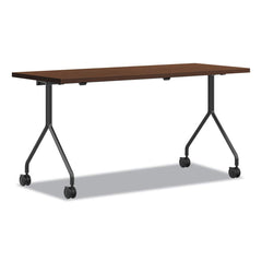 Hon - Stationary Tables; Type: Utility ; Material: High-Pressure Laminate ; Color: Shaker Cherry; Black ; Height (Inch): 29 ; Length (Inch): 24 ; Width (Inch): 48 - Exact Industrial Supply