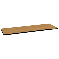 Hon - Stationary Tables; Type: Table Top ; Material: High-Pressure Laminate ; Color: Harvest; Black ; Height (Inch): 1-1/8 ; Length (Inch): 24 ; Width (Inch): 72 - Exact Industrial Supply