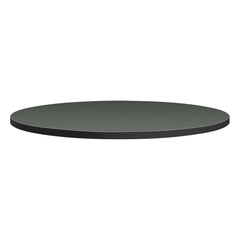 Hon - Stationary Tables; Type: Table Top ; Material: High-Pressure Laminate ; Color: Charcoal ; Diameter (Inch): 30 ; Height (Inch): 1-1/8 ; Width (Inch): 30 - Exact Industrial Supply