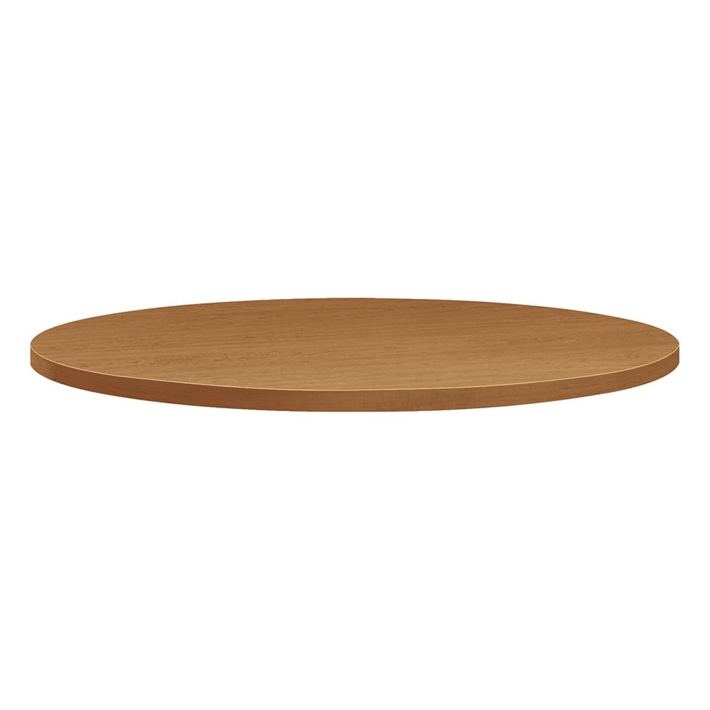 Hon - Stationary Tables; Type: Table Top ; Material: High-Pressure Laminate ; Color: Harvest ; Diameter (Inch): 42 ; Height (Inch): 1-1/8 ; Width (Inch): 42 - Exact Industrial Supply