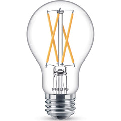 Philips - Lamps & Light Bulbs; Lamp Technology: LED ; Lamps Style: Residential/Office ; Lamp Type: A19 ; Wattage Equivalent Range: 1-19 ; Actual Wattage: 8 ; Base Style: Medium Screw - Exact Industrial Supply