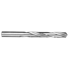 9.5 mm Dia. × 9.5 mm Shank × 81 mm Flute Length × 125 mm OAL, 5xD, 118°, TA, 2 Flute, External, Round Solid Carbide Drill - Exact Industrial Supply