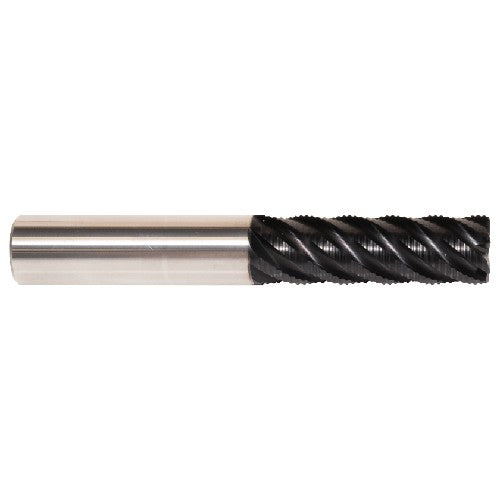 Precision Cutting Tools 430 SERIES 4 FLUTE MEDIUM PITCH NEGATIVE RAKE ROUGHER (EXT. NECK) - Exact Industrial Supply