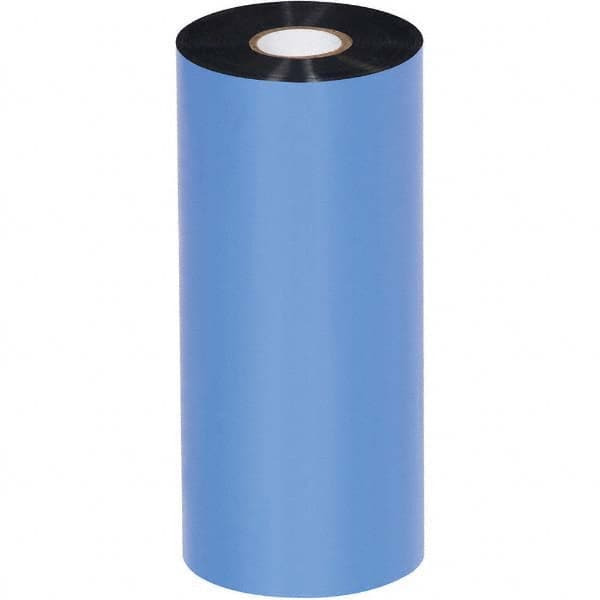 Value Collection - 6-1/2" x 1476' Black Wax/Resin Thermal Transfer Ribbon - Caliber Tooling