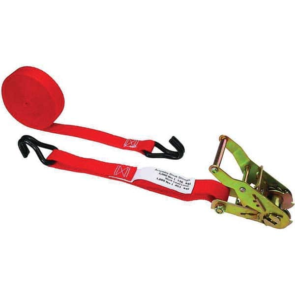 US Cargo Control - Slings & Tiedowns (Load-Rated) Type: Ratchet Tie Down Width (Inch): 1 - Caliber Tooling