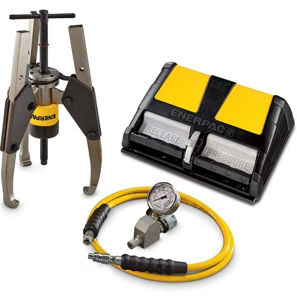 Enerpac - Puller & Separator Sets Type: Hydraulic Puller Set Maximum Spread (Inch): 13.78125 - Caliber Tooling