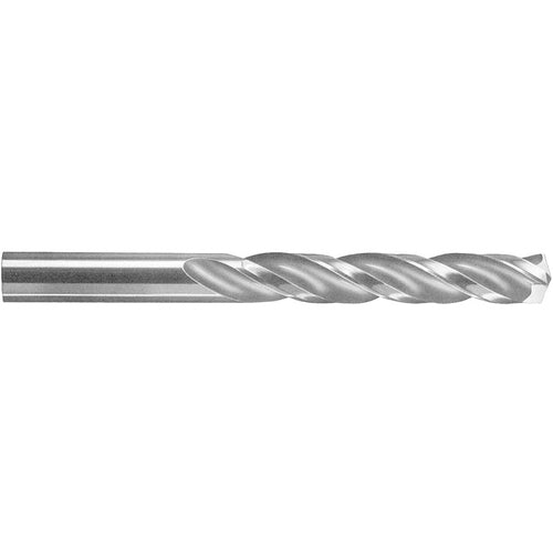 ‎15/32″ Dia. × 15/32″ Shank × 3″ Flute Length × 4-3/4″ OAL, 5xD, 150°, Uncoated, 3 Flute, External, Round Solid Carbide Drill - Exact Industrial Supply