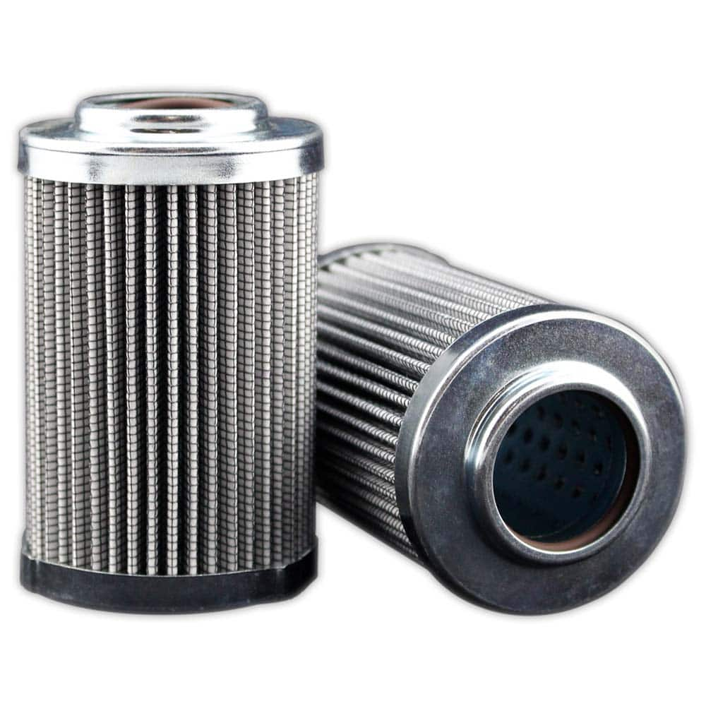 Replacement/Interchange Hydraulic Filter Element: Microglass, 10  µ