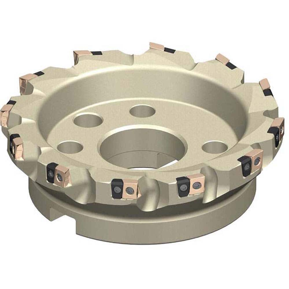 Sumitomo - Indexable Square-Shoulder Face Mills; Cutting Diameter (mm): 250.00 ; Arbor Hole Diameter (mm): 180.00 ; Lead Angle: 90 ; Overall Height (mm): 63.00000 ; Insert Compatibility: LNEX13 ; Series: TSX - Exact Industrial Supply