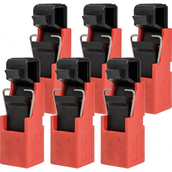 Brady - Pack of 50 Single-Pole Circuit Breaker Lockouts - Caliber Tooling