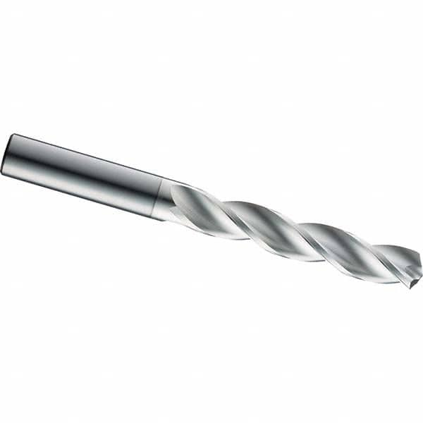 SGS - 4.5mm 124° Spiral Flute Solid Carbide Screw Machine Drill Bit - Caliber Tooling