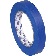 Tape Logic - Pack of (48), 60 Yd Rolls 3/4" Blue Crepe Paper Painter's Tape - Caliber Tooling