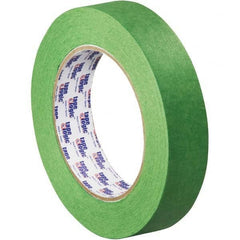 Tape Logic - Pack of (36), 60 Yd Rolls 1" Green Crepe Paper Painter's Tape - Caliber Tooling