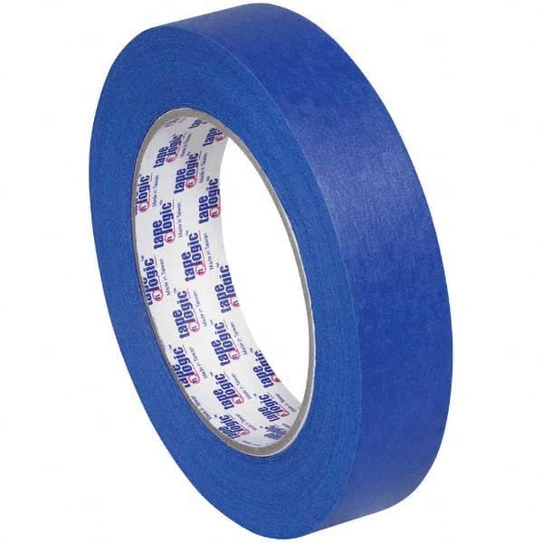 Tape Logic - Pack of (12), 1" x 60 Yd Rolls of Blue Crepe Paper Painter's Tape - Caliber Tooling