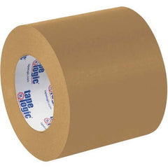 Tape Logic - Pack of (6), 60 Yd Rolls 4" Brown Crepe Paper Masking Paper - Caliber Tooling