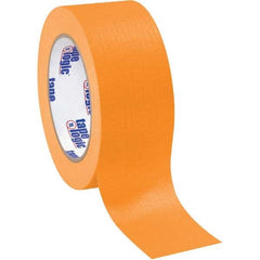 Tape Logic - Pack of (12), 60 Yd Rolls 2" Orange Crepe Paper Masking Tape - Caliber Tooling