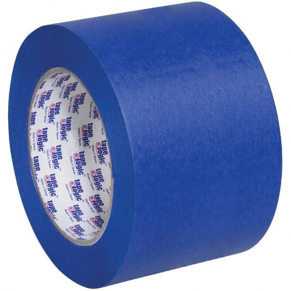 Tape Logic - Pack of (16), 60 Yd Rolls 3" Blue Crepe Paper Painter's Tape - Caliber Tooling