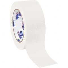 Tape Logic - Pack of (12), 60 Yd Rolls 2" White Crepe Paper Masking Tape - Caliber Tooling