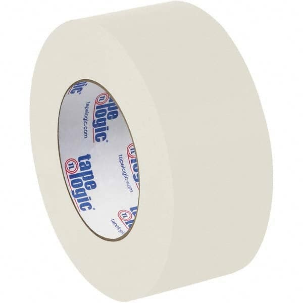 Tape Logic - Pack of (6), 60 Yd Rolls 2" White Crepe Paper Masking Paper - Caliber Tooling