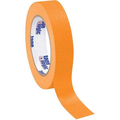 Tape Logic - Pack of (12), 60 Yd Rolls 1" Orange Crepe Paper Masking Tape - Caliber Tooling