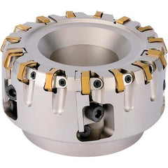 Kyocera - Indexable Square-Shoulder Face Mills Cutting Diameter (mm): 315.00 Arbor Hole Diameter (mm): 60.00 - Caliber Tooling