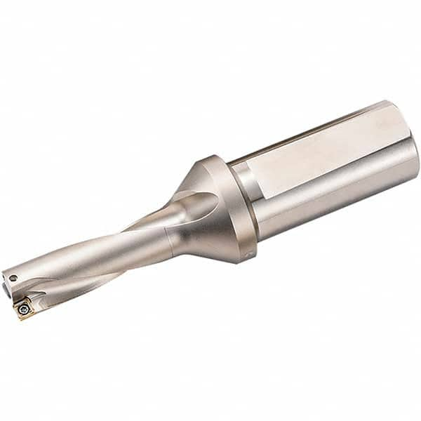 Kyocera - 78mm Max Drill Depth, 6xD, 13mm Diam, Indexable Insert Drill - Caliber Tooling