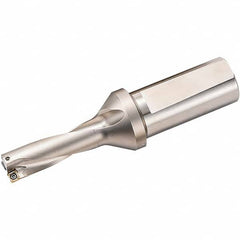 Kyocera - 4.252" Max Drill Depth, 3xD, 1.4173" Diam, Indexable Insert Drill - Caliber Tooling