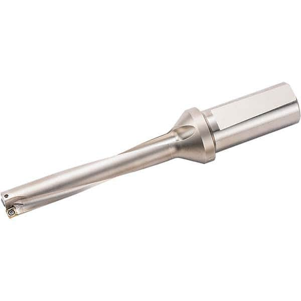 Kyocera - 4.0157" Max Drill Depth, 3xD, 1.3386" Diam, Indexable Insert Drill - Caliber Tooling