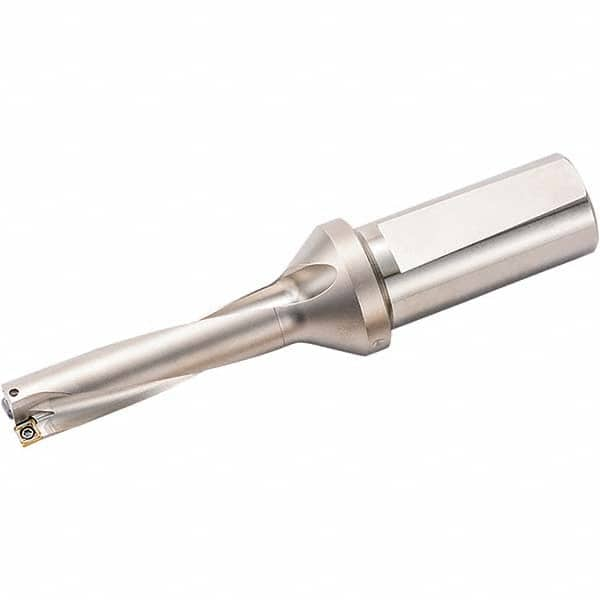 Kyocera - 209.55mm Max Drill Depth, 6xD, 34.93mm Diam, Indexable Insert Drill - Caliber Tooling