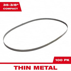 Milwaukee Tool - 35-3/8" x 1/2" x 0.02" 18 TPI Bi-Metal Portable Band Saw Blade - Caliber Tooling