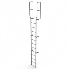 TRI-ARC - Rolling & Wall Mounted Ladders & Platforms Type: Fixed Ladder Style: Safety Cage - Caliber Tooling