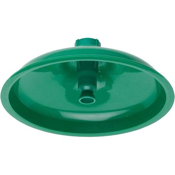 Haws - 11" Long x 11" Wide x 4" High, Plastic Plumbed Wash Station Showerhead - Green Matting - Caliber Tooling