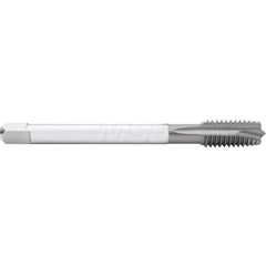 Spiral Point Tap: 6-32, UNC, 3 Flutes, 4-5 P, 3B, HSS-E, GLT-1 Finish 2.205″ OAL, Left Hand, X, Series Rekord B