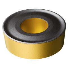 Turning Insert:  RCMX 32 09 00 4415, TiCN, Al2O3 & TiN Finish,  Neutral,  0.6299″ Corner Radius,  N/A Series  RCMX