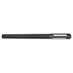 #6/0 STR / RHC HSS Straight Shank Straight Flute Taper Pin Reamer - Bright - Exact Industrial Supply