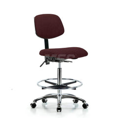 Task Chair: Olefin, Burgundy