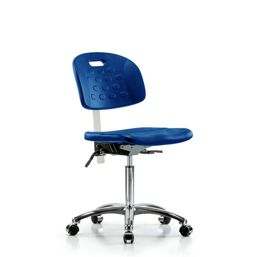 Task Chair: Polyurethane, Blue