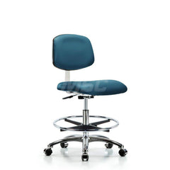 Task Chair: Vinyl, Marine Blue