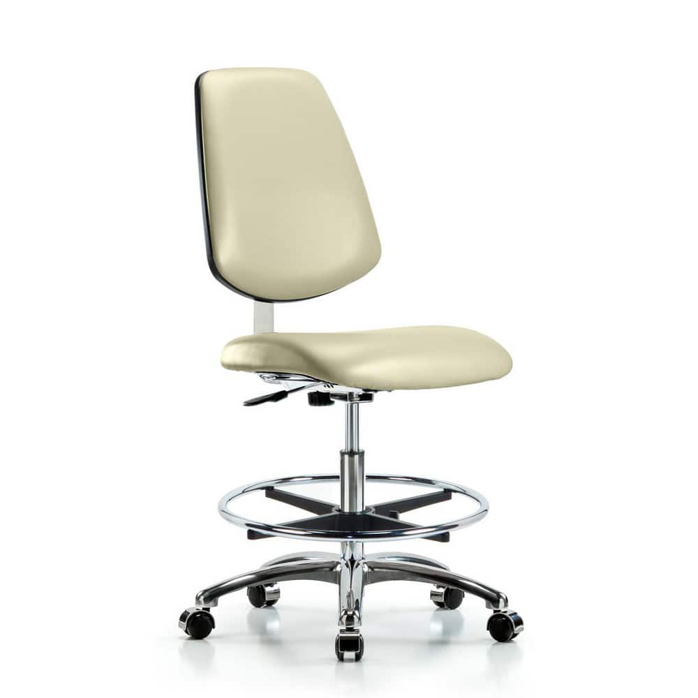 Task Chair: Vinyl, Adobe White