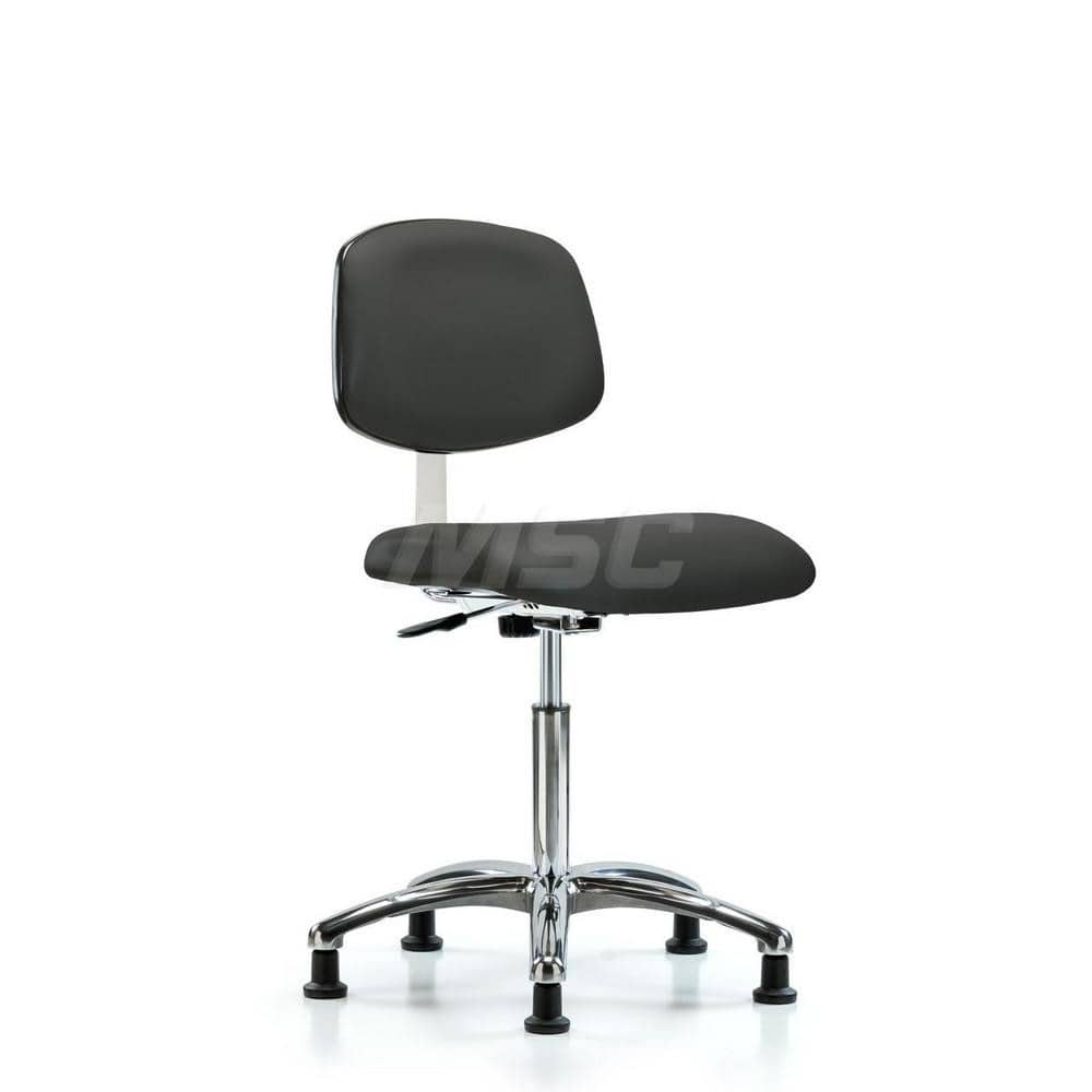 Task Chair: Vinyl, Charcoal