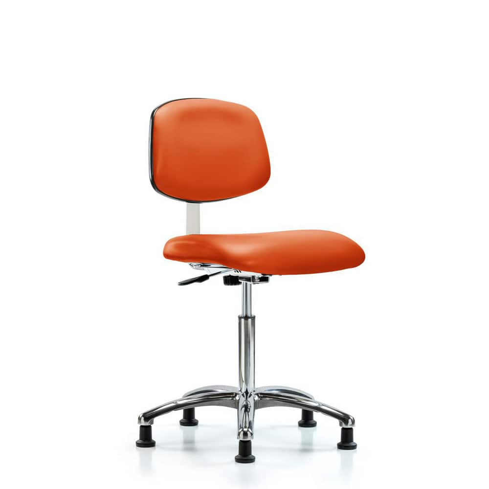 Task Chair: Vinyl, Orange Kist