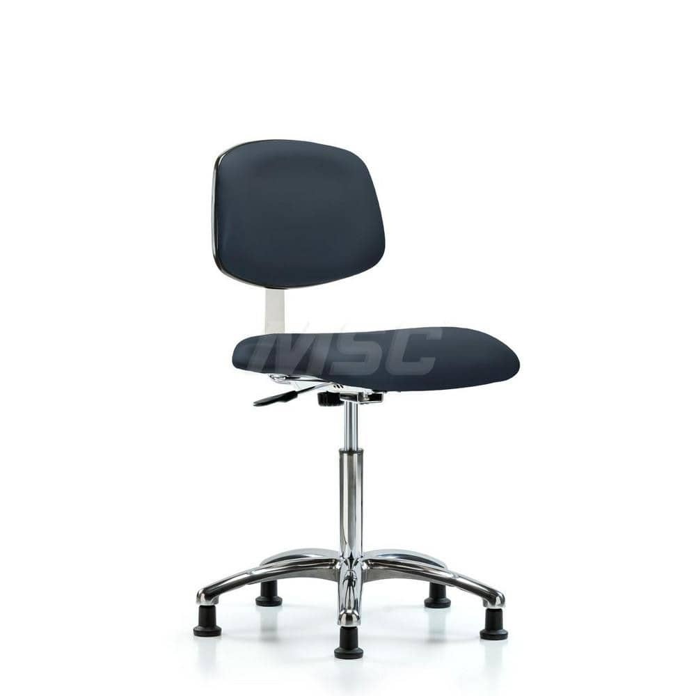 Task Chair: Vinyl, Imperial Blue