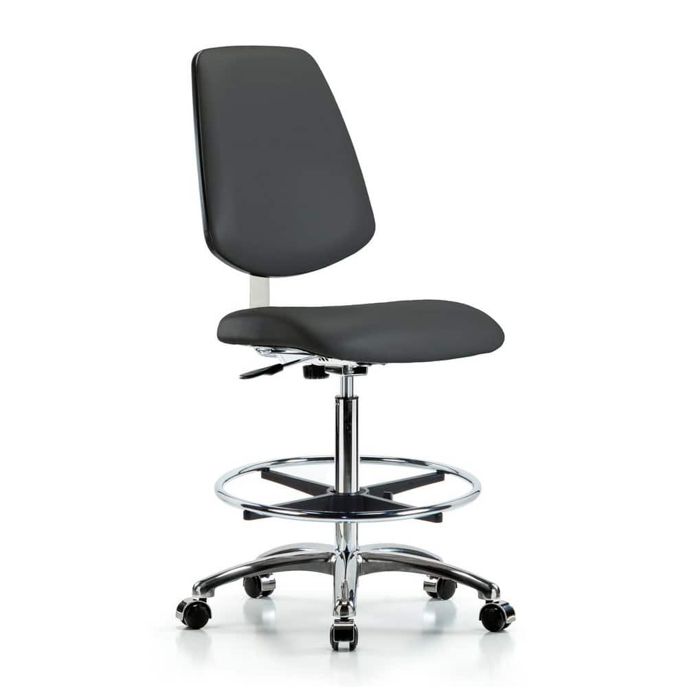 Task Chair: Vinyl, Charcoal