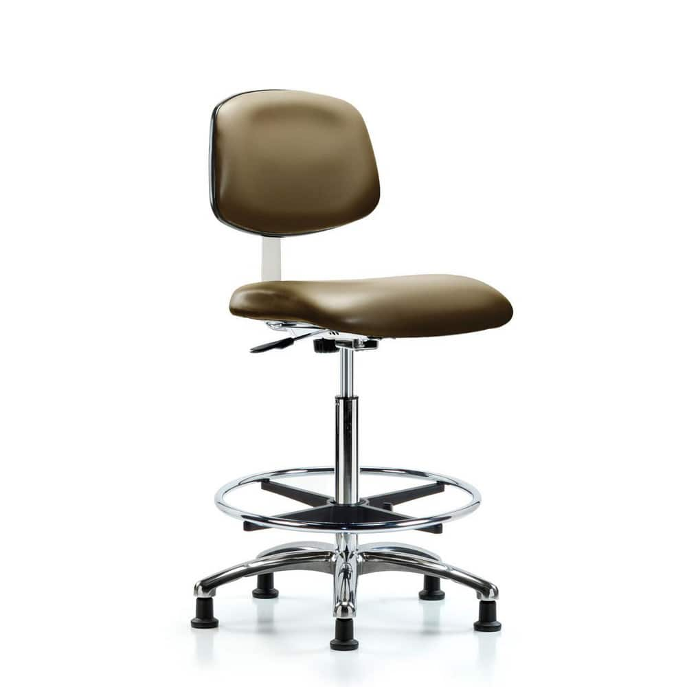 Task Chair: Vinyl, Taupe