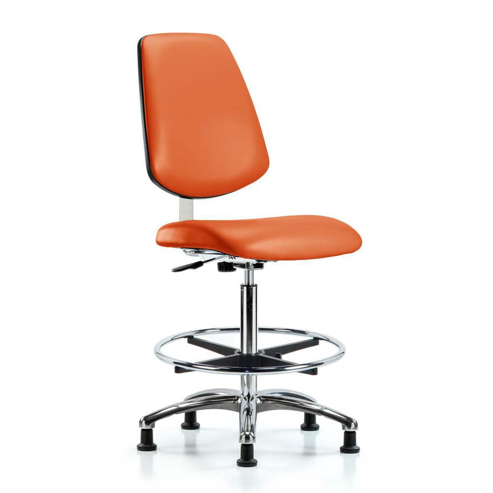 Task Chair: Vinyl, Orange Kist