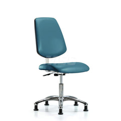 Task Chair: Vinyl, Marine Blue