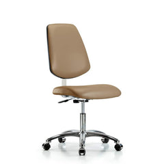 Task Chair: Vinyl, Taupe